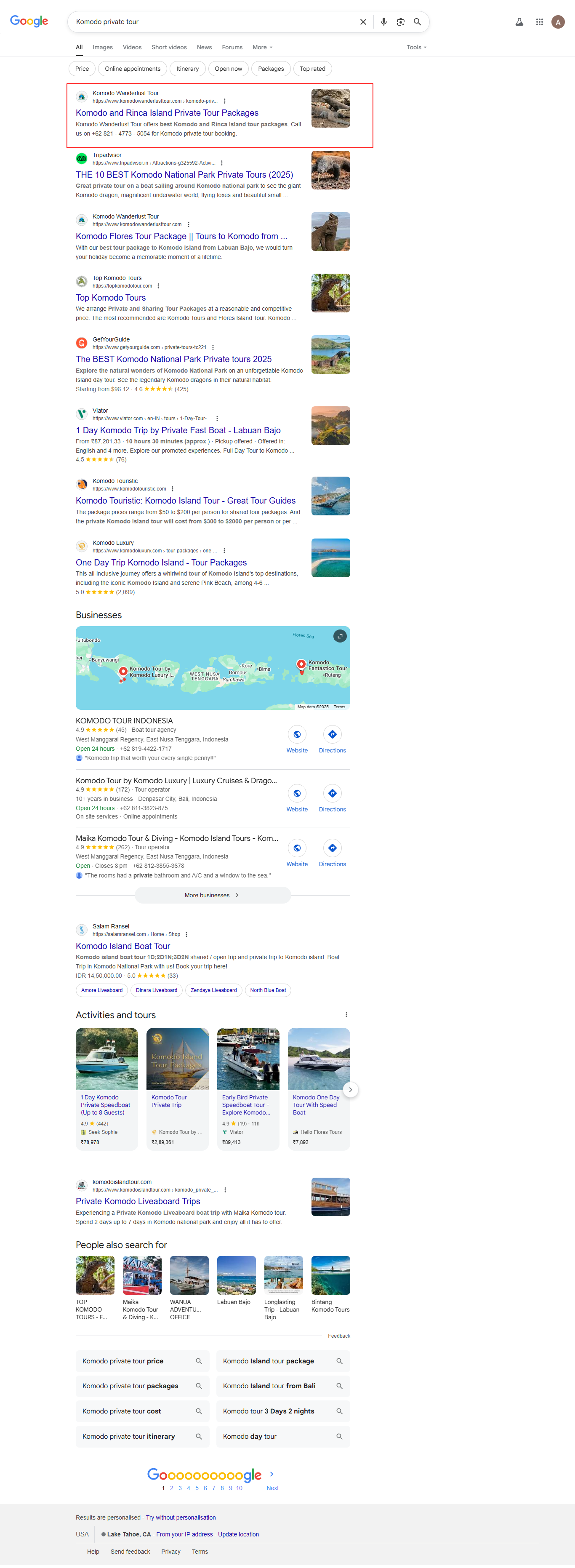 Turks And Caicos Fishing - Google Ranking